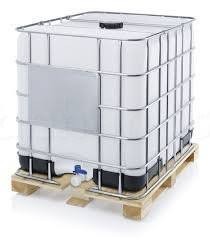 Wasserfass (Clean) Multibox (IBC Container)100x100x120cm 1000L auf Palette