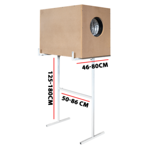 Box stand for wooden and steel boxes